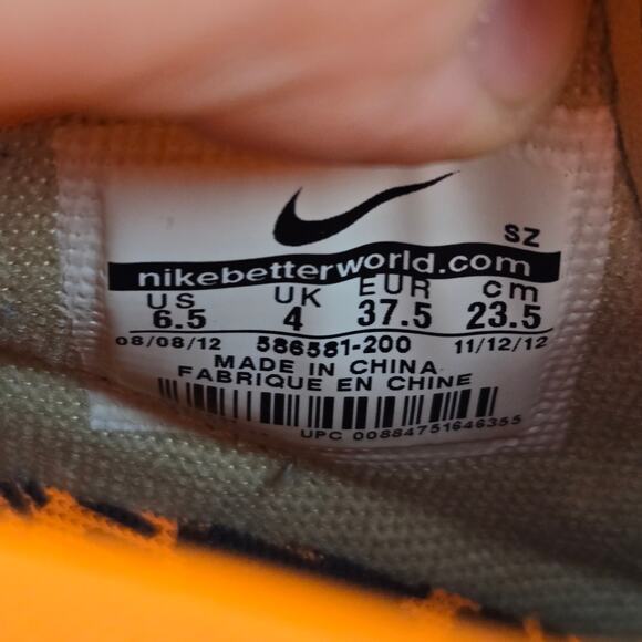 Nike Dunk Sky Hi Black History Month Hidden Wedge Sneakers Womens 6.5 586581-200 - Picture 16 of 16